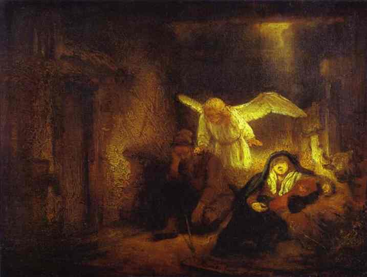 Joseph's Dream in the Stable